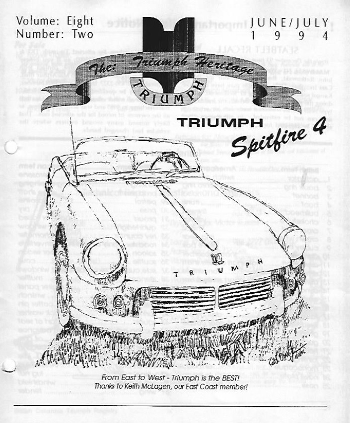 June July 1994 Newsletter