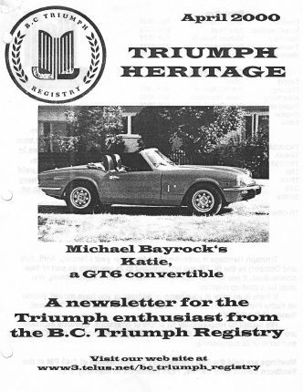 April 2000 Newsletter