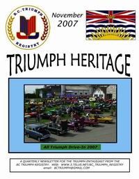 November 2007 Newsletter